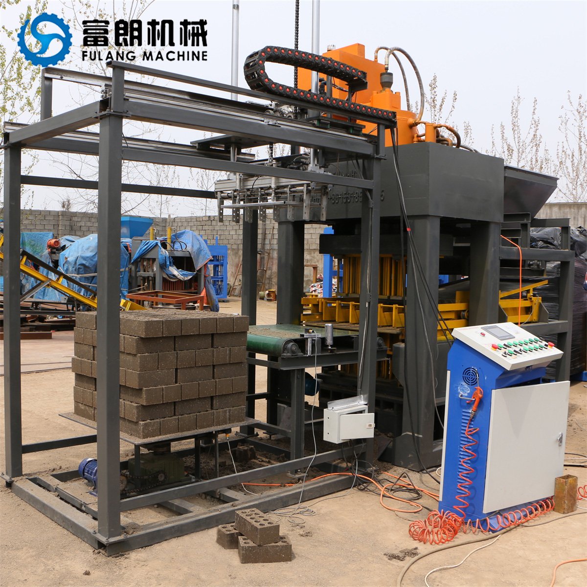 High Speed Clay Brick Making Machine Cement Paver Interlock Block Molding Machine Hydraulic Brick Machinery