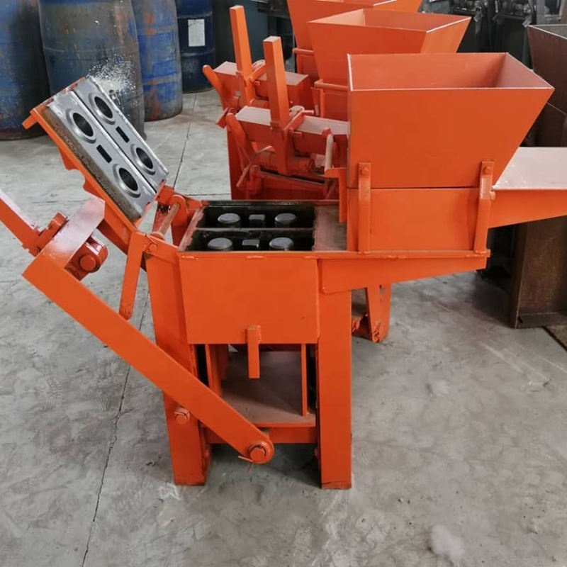 Small cost labor saving mud cement hand pressed soil clay manual brick making machine in kenya