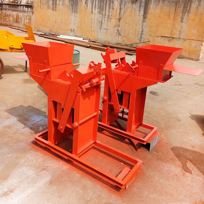 Small cost labor saving mud cement hand pressed soil clay manual brick making machine in kenya