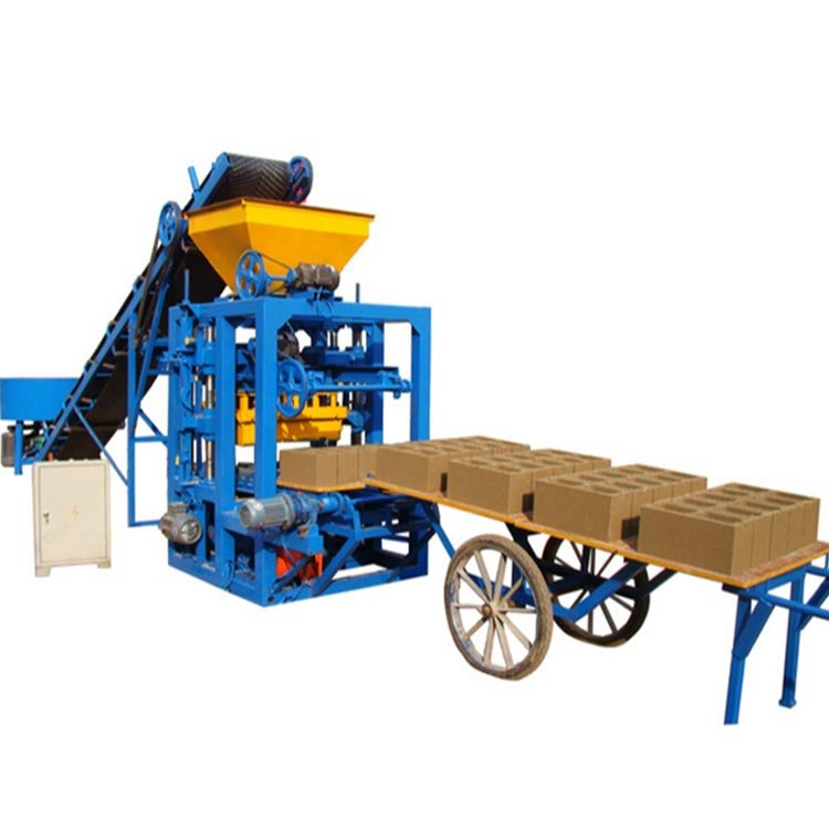 4-26 semi-automatic cement brick making machine for brick production line