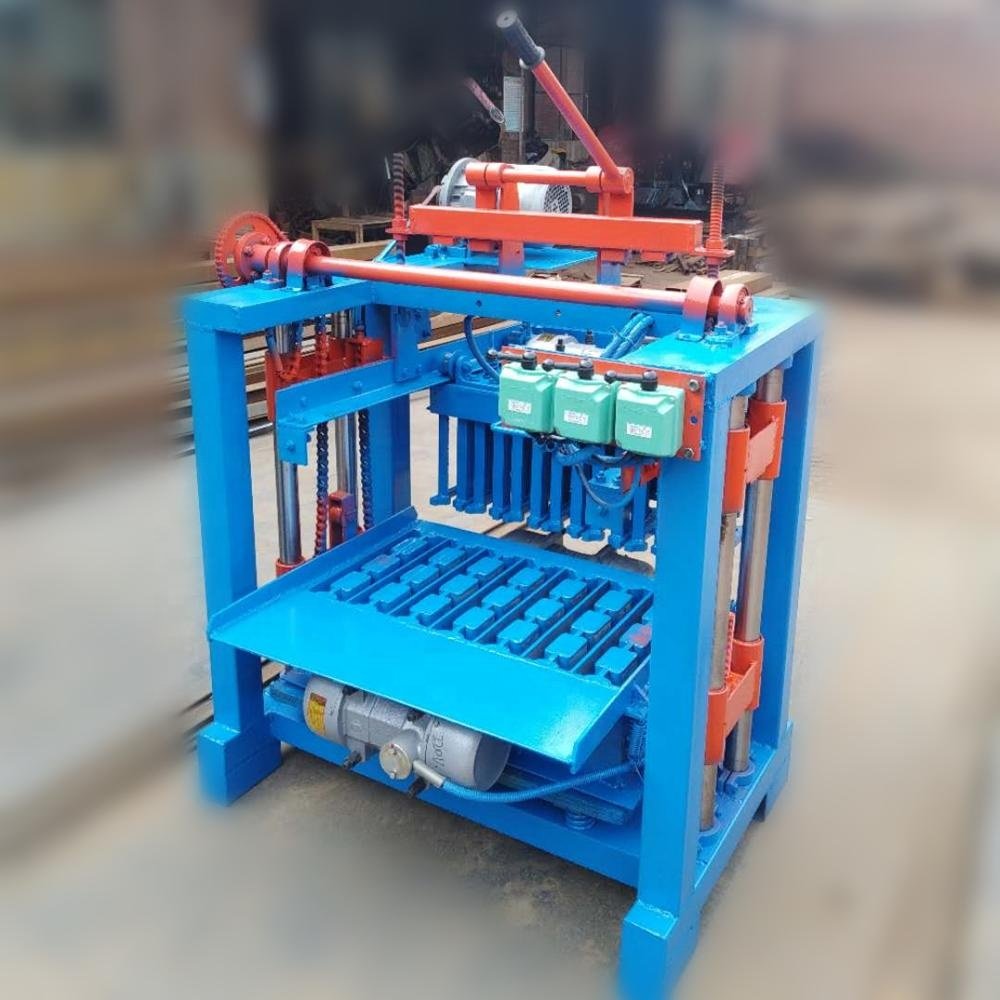 Manual Concrete Hollow Brick Block Making Machine 4-35A High Efficiency Brick Maker