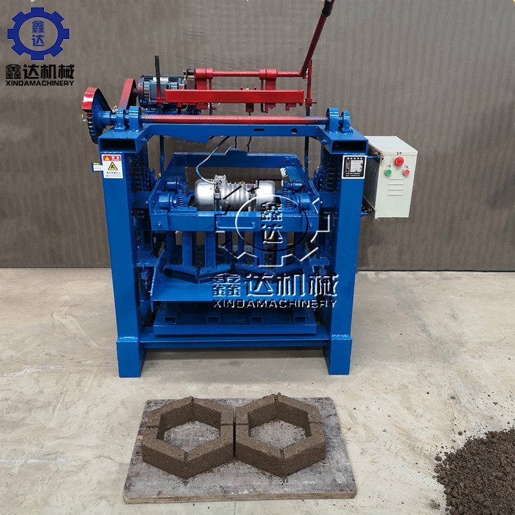 Manual Concrete Hollow Brick Block Making Machine 4-35A High Efficiency Brick Maker