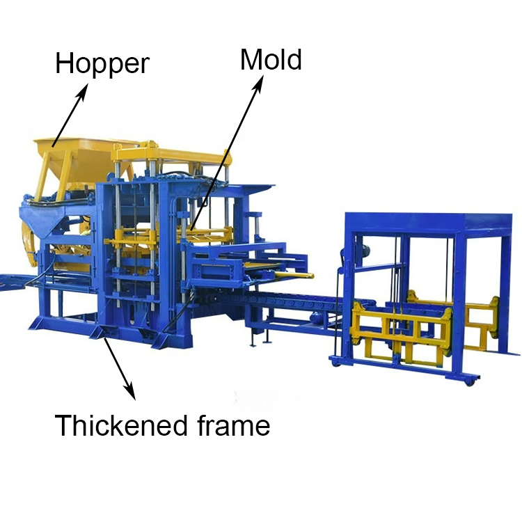 QTY10-15 concrete blocksmachinery for making bricks blocks and bricks making machine for construction