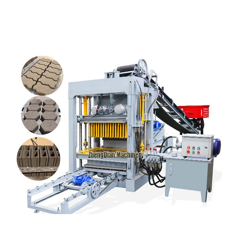 QT4-20 Cement sand brick making machine /Paving block making machine /Simple interlocking brick machine