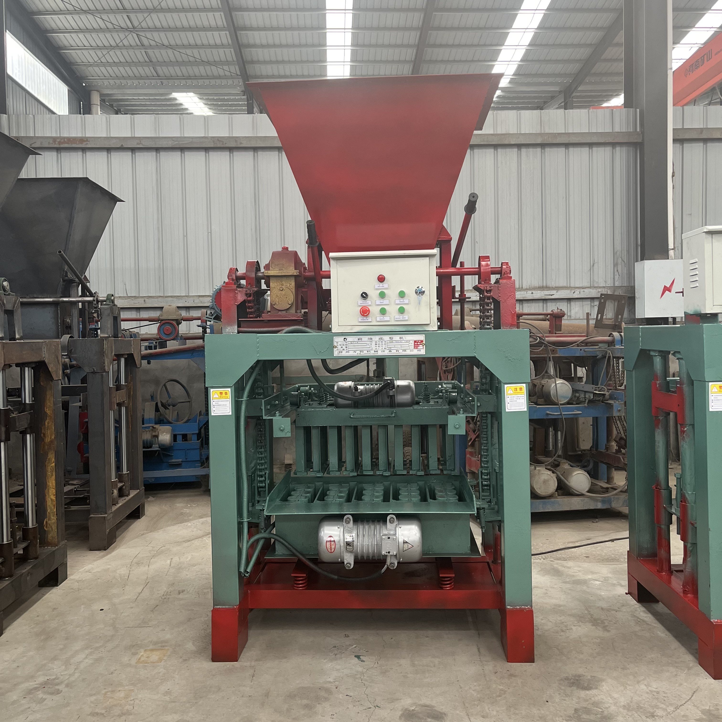 brick making machinery concrete block machine second hand brick making machine
