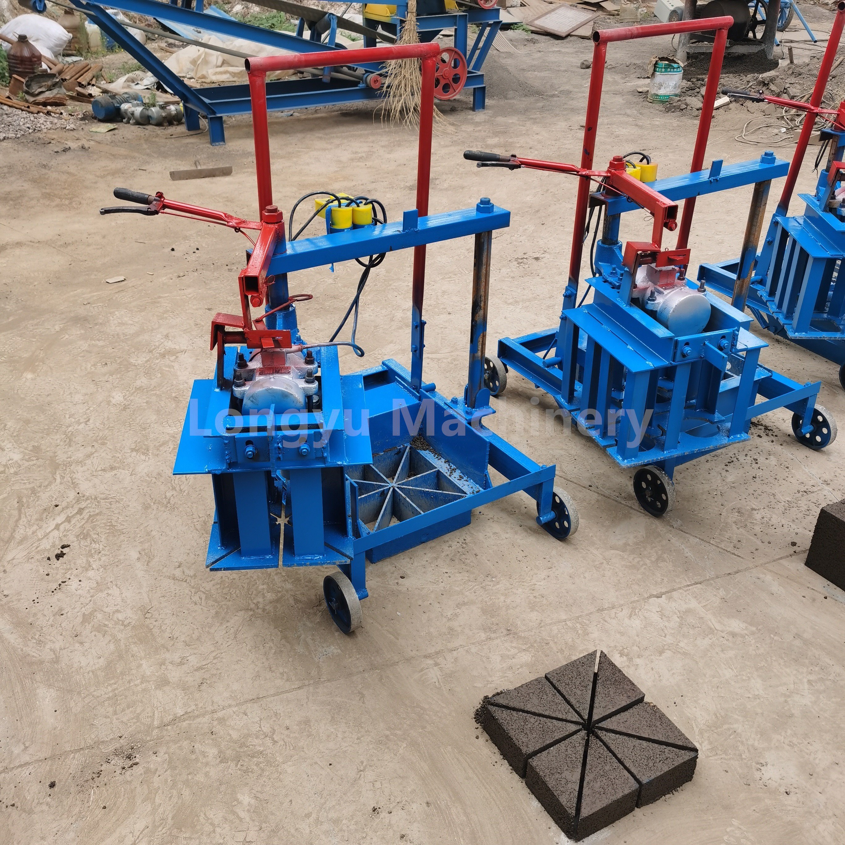 African paving block brick making machine cement egg laying brick making machinery for sale