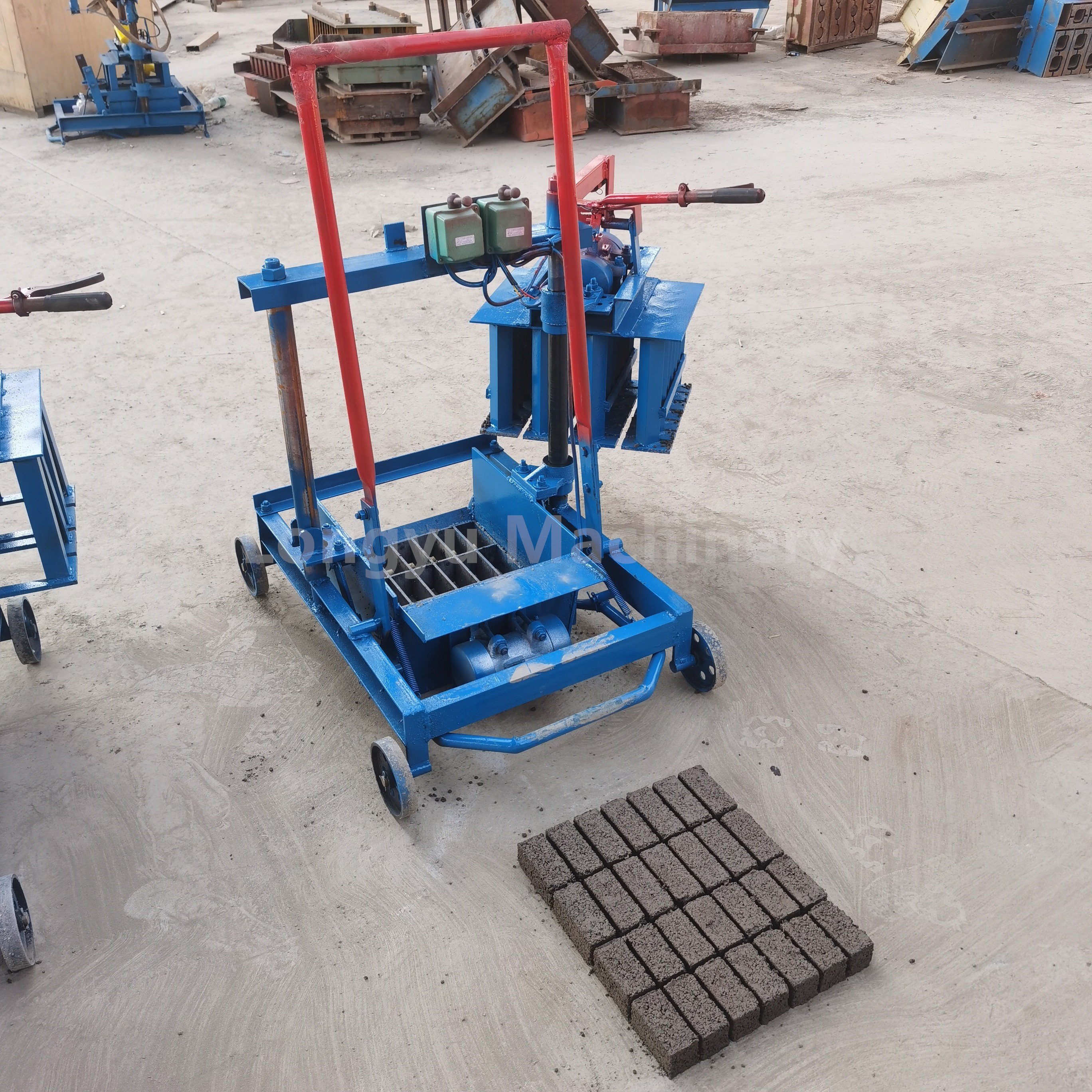 African paving block brick making machine cement egg laying brick making machinery for sale