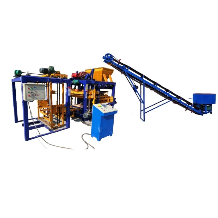 QTJ4-25 Fully automatic brick making machine QT4-25 concrete block making machine