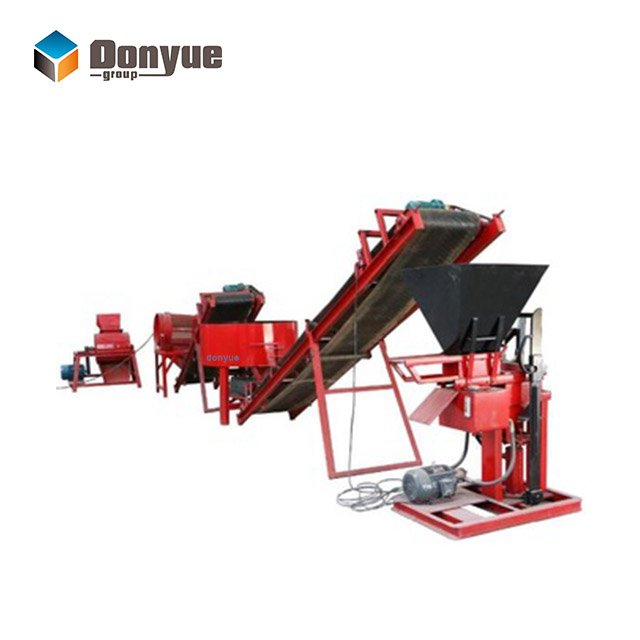 QTS1-25 Hydraulic Interlocking Clay Brick Block Making Machine for Home Use Hydraulic Pressure Brick Molding Machine
