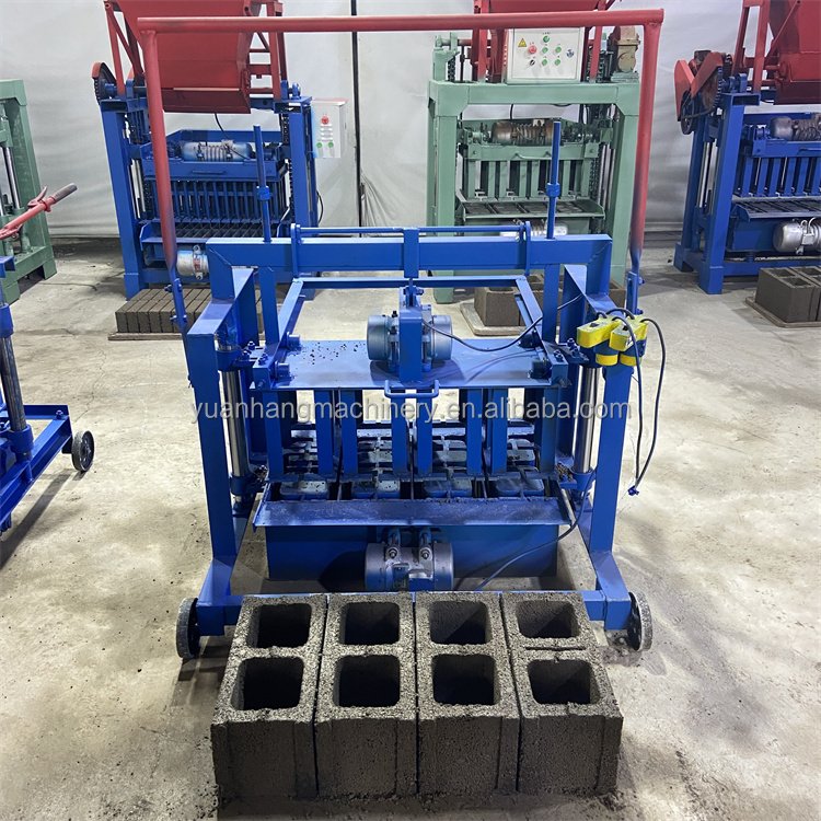 mobile concrete cement brick making machine paving bricks hollow brick making machine