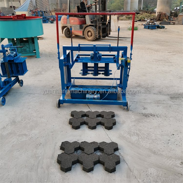 mobile concrete cement brick making machine paving bricks hollow brick making machine