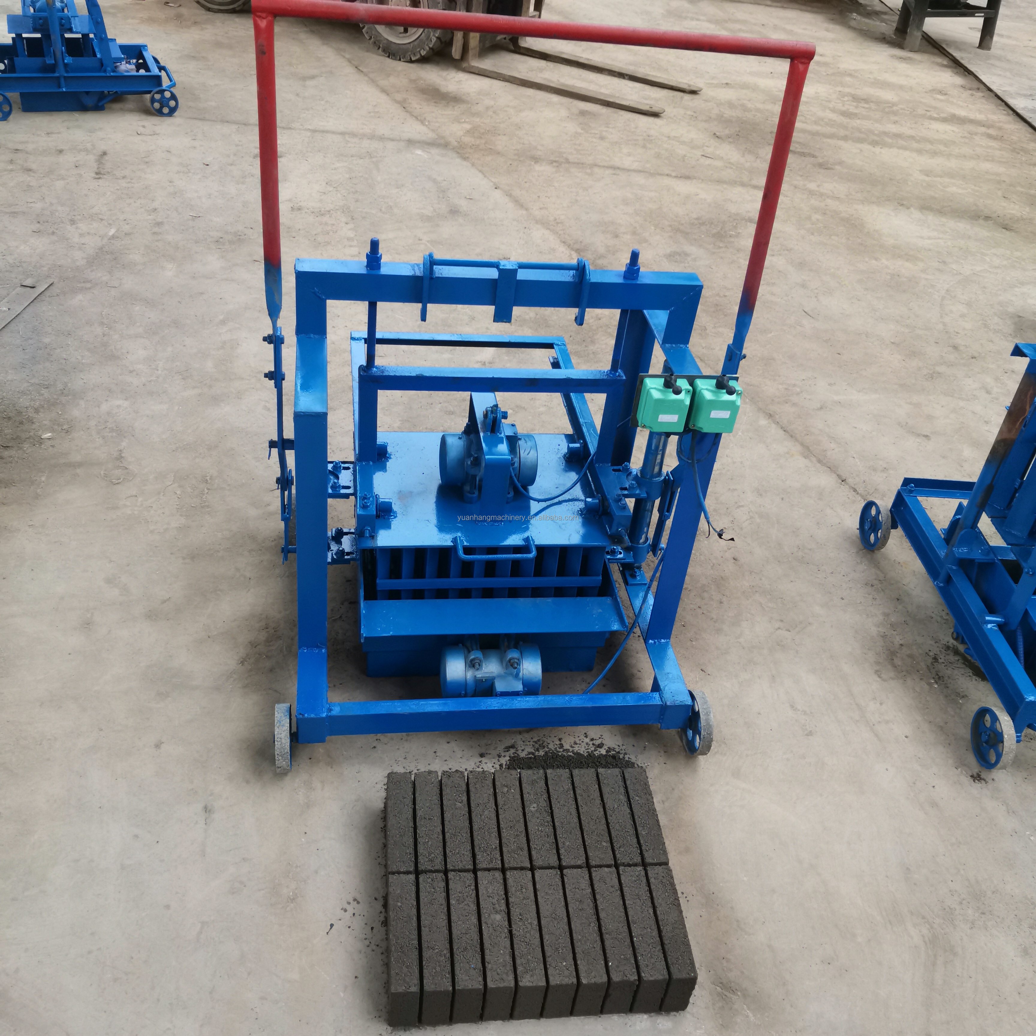 mobile concrete cement brick making machine paving bricks hollow brick making machine