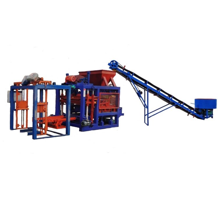 QT4-25 Easy to Operate Vibration Forming Automatic Concrete Brick Making Machine Paving Block Machine