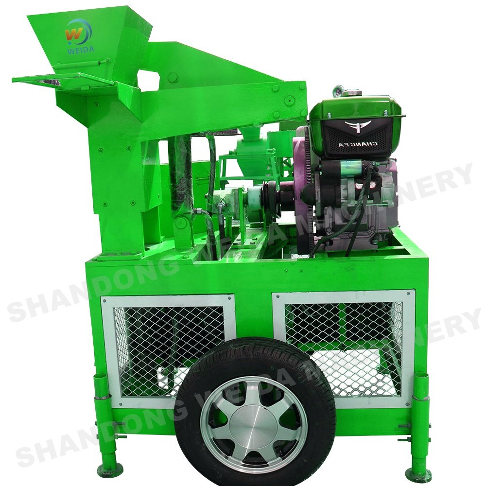 QTC1-20 Clay Roof Tiles Manual Soil Cement Earth Pressing Brick Machine With Lowest Price
