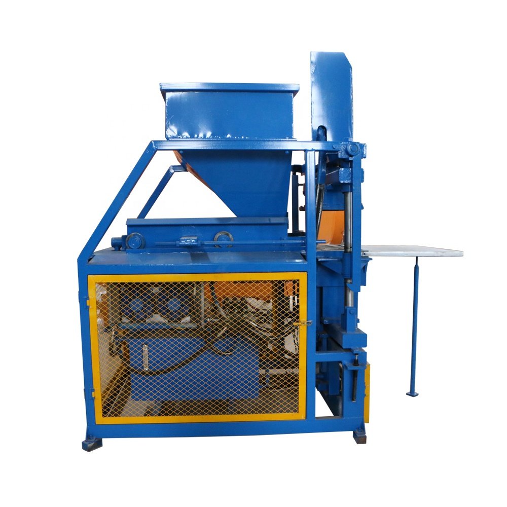 WT4-10 Hydraulic Press fully Automatic Clay Earth Interlocking Brick Making Machine For Sale China