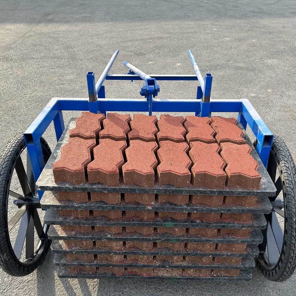 Full automatic concrete block interlocking solid fly ash brick factory garden brick making machinery
