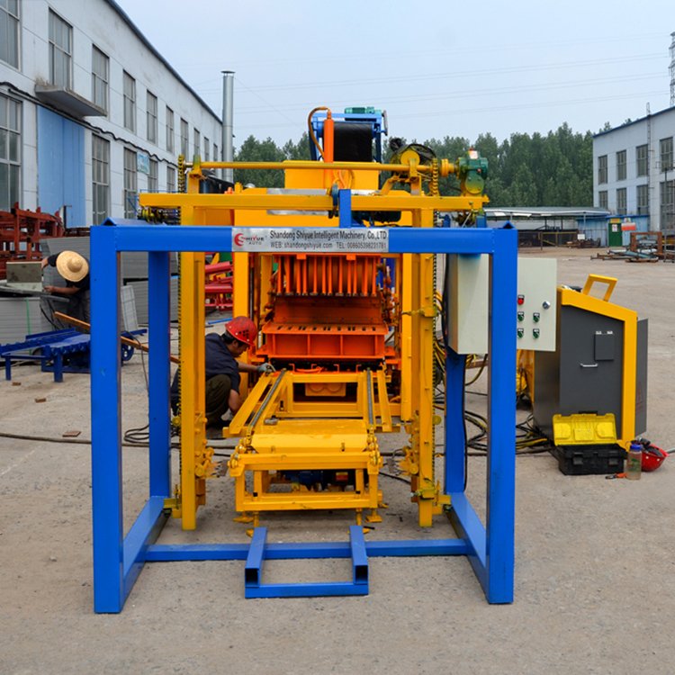 QT4-15 Fully automatic concrete brick making machine for block making CE Certification