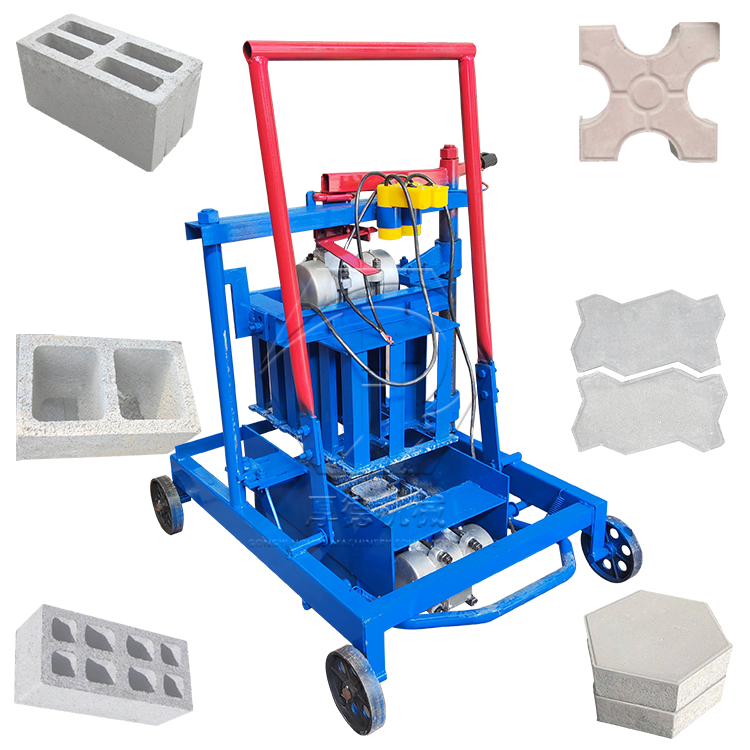 QMR2-45 Semi-Automatic Industrial Hollow Block Making Machine Small with Engine Core for Concrete Mobile Brick Making Machine