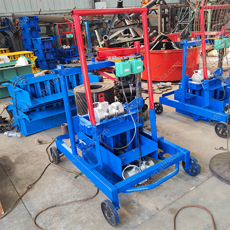 QMR2-45 Semi-Automatic Industrial Hollow Block Making Machine Small with Engine Core for Concrete Mobile Brick Making Machine