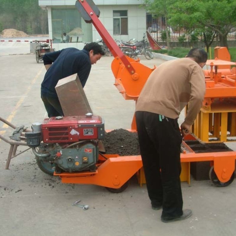 FREE MOULD QM4-45 diesel concrete brick making machine egg laying block machine block making machine diesel