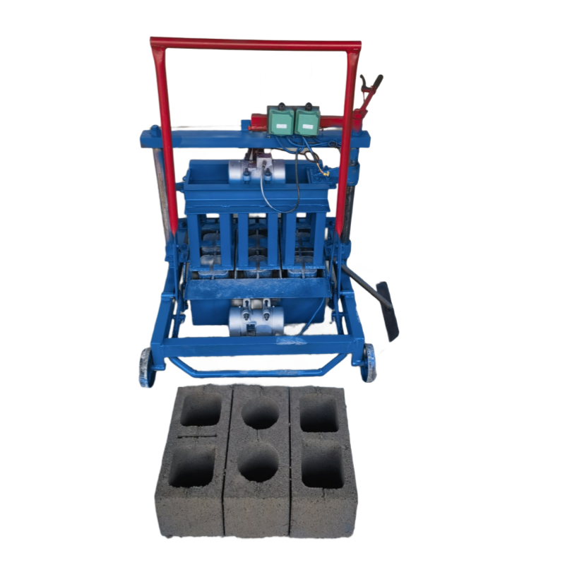 Manual Hollow Interlocking mobile brick making machine small manual concrete block brick machine making