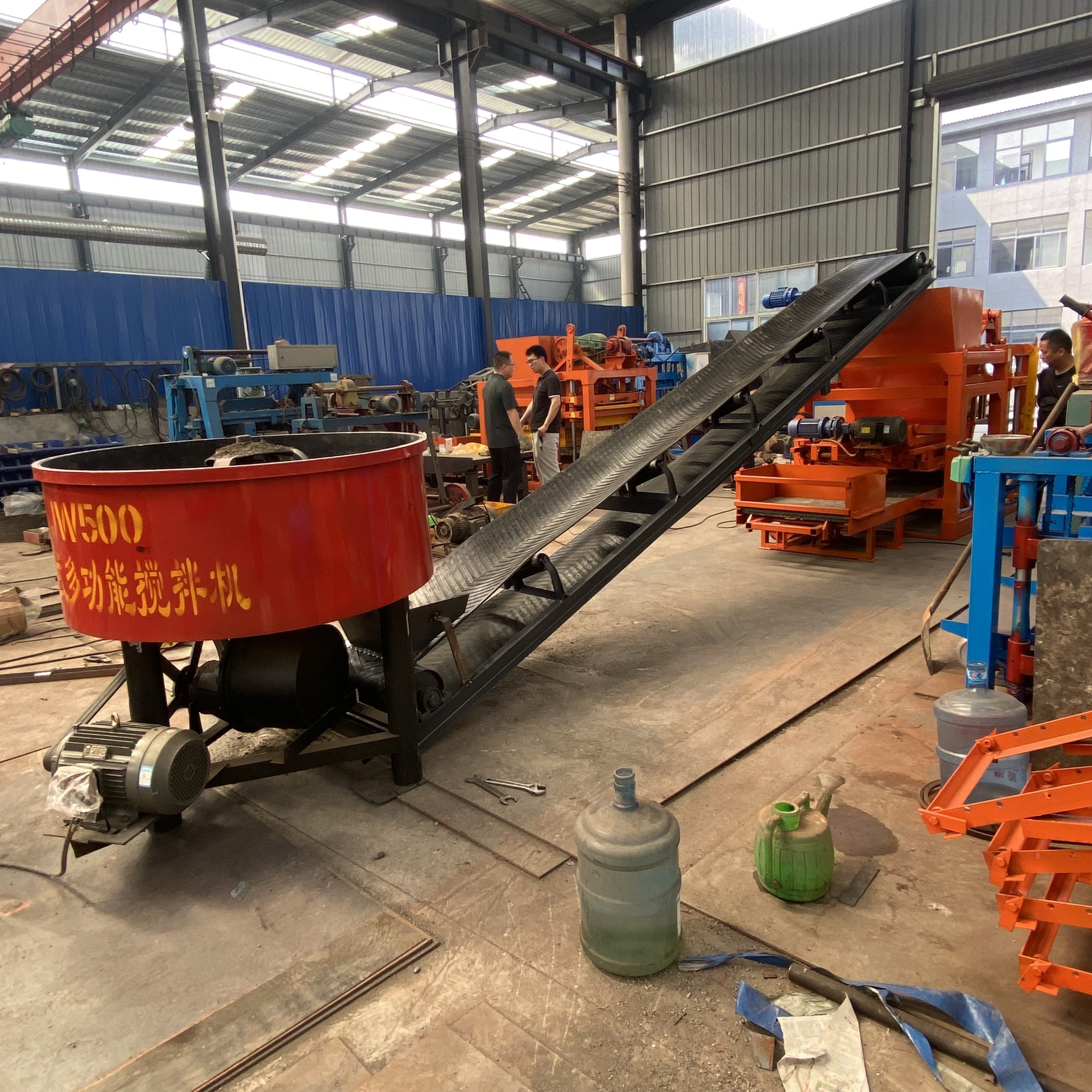 High Production Efficiency Fully Automatic 4-25D Cement Brick Making Machine Sturdy Wear-Resistant Easy Operate Engine Pump PLC
