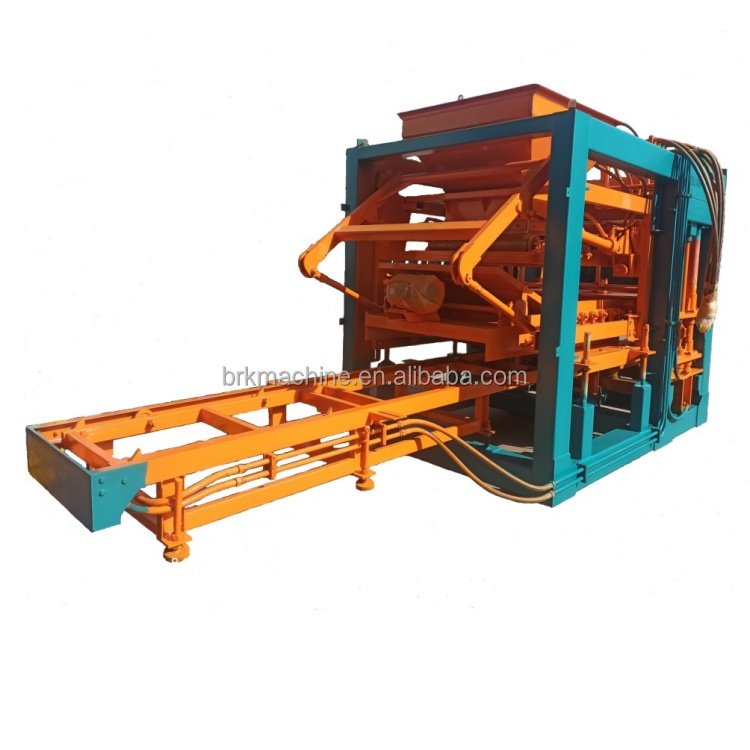 Concrete block machine QT10-15 Fully automatic cement hollow brick making machine