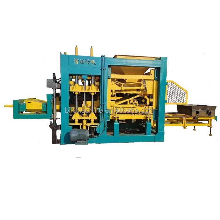 Concrete block machine QT10-15 Fully automatic cement hollow brick making machine