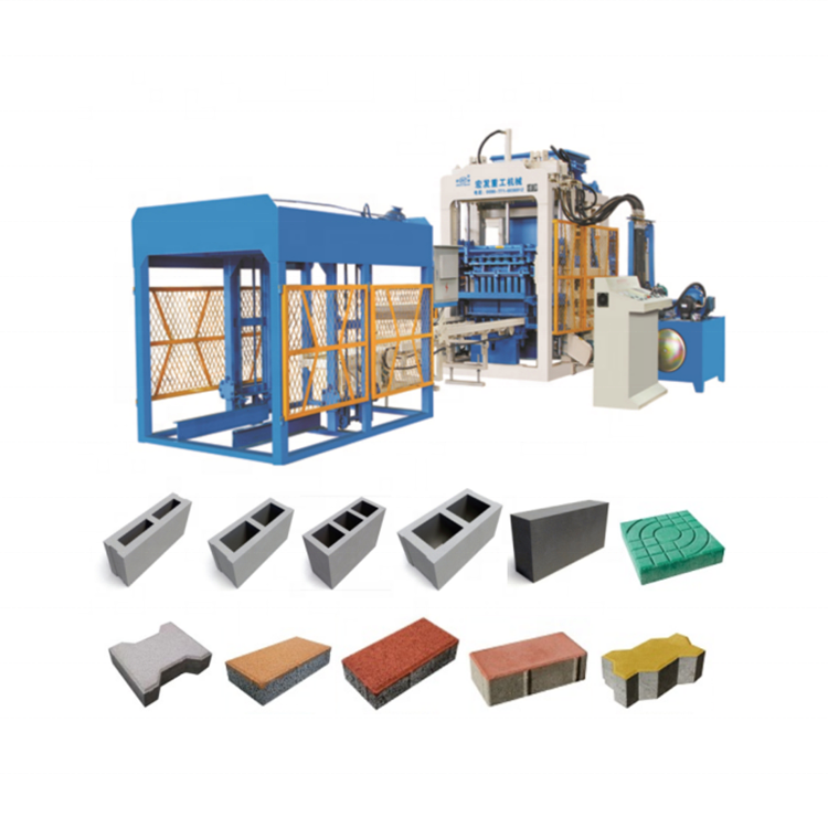 Factory Concrete Slab Making Machine Difference Capacity Brick Production Line Interlocking Tiles Pavements Molding Machine