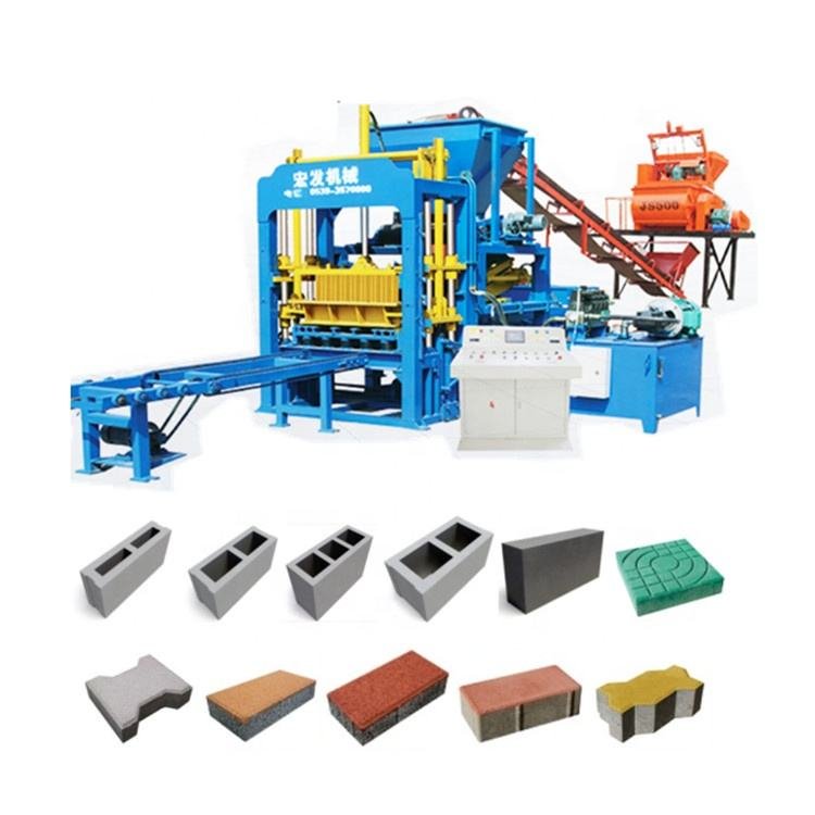 Factory Concrete Slab Making Machine Difference Capacity Brick Production Line Interlocking Tiles Pavements Molding Machine