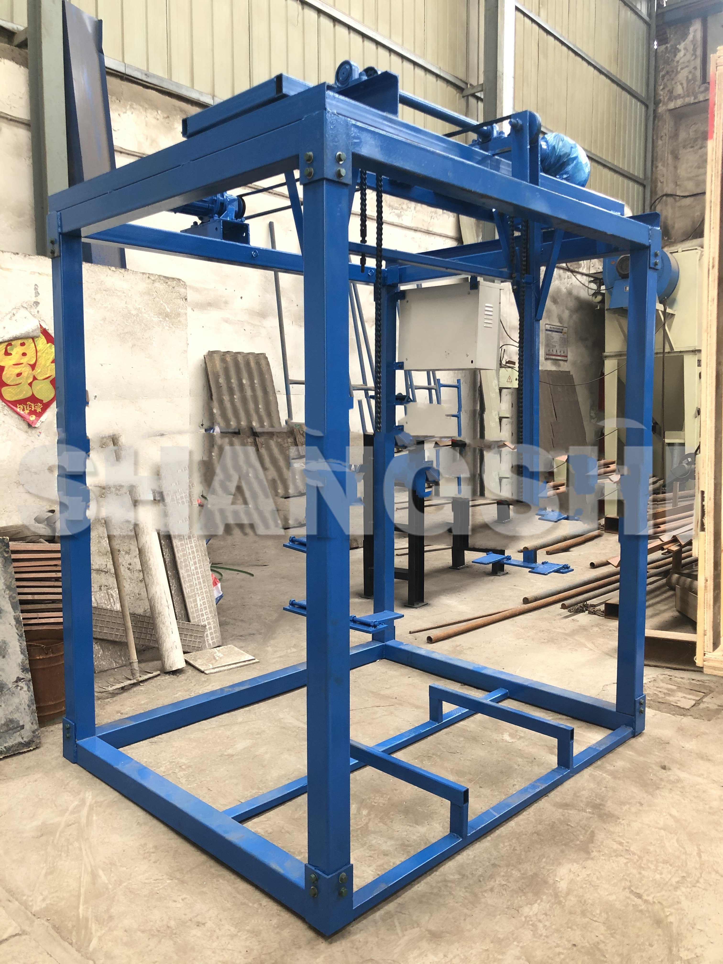 building equipment full automatic concrete block making machine QT4-20