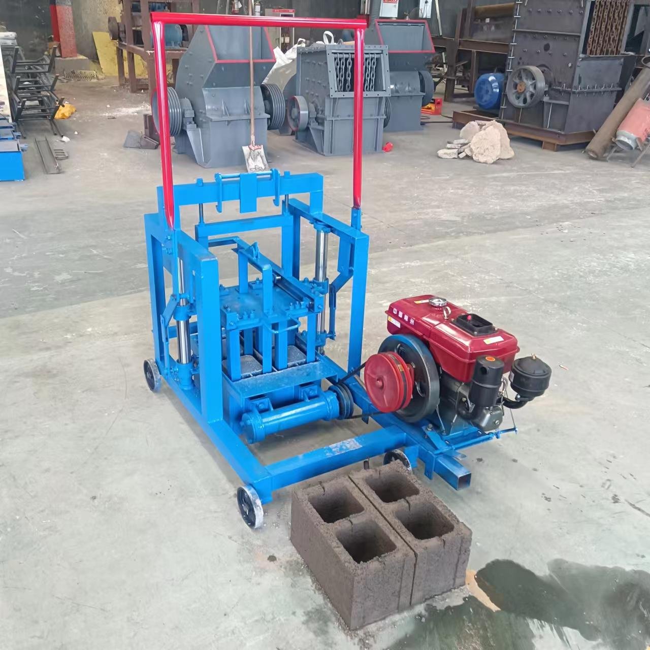 High-Performance Diesel Automatic Paving Machine for Cement Block Moulding Direct Supply from Manufacturer