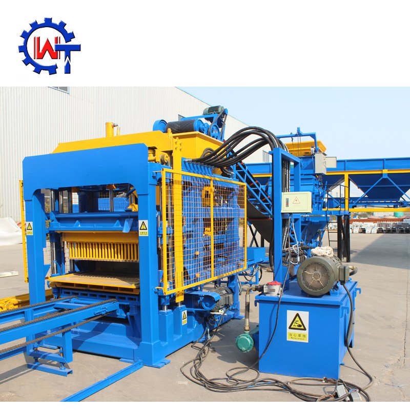 High quality QT5-15 full automatic hollow concrete block making machine