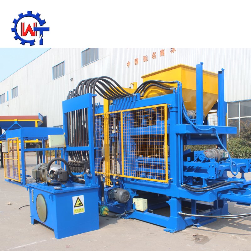 High quality QT5-15 full automatic hollow concrete block making machine