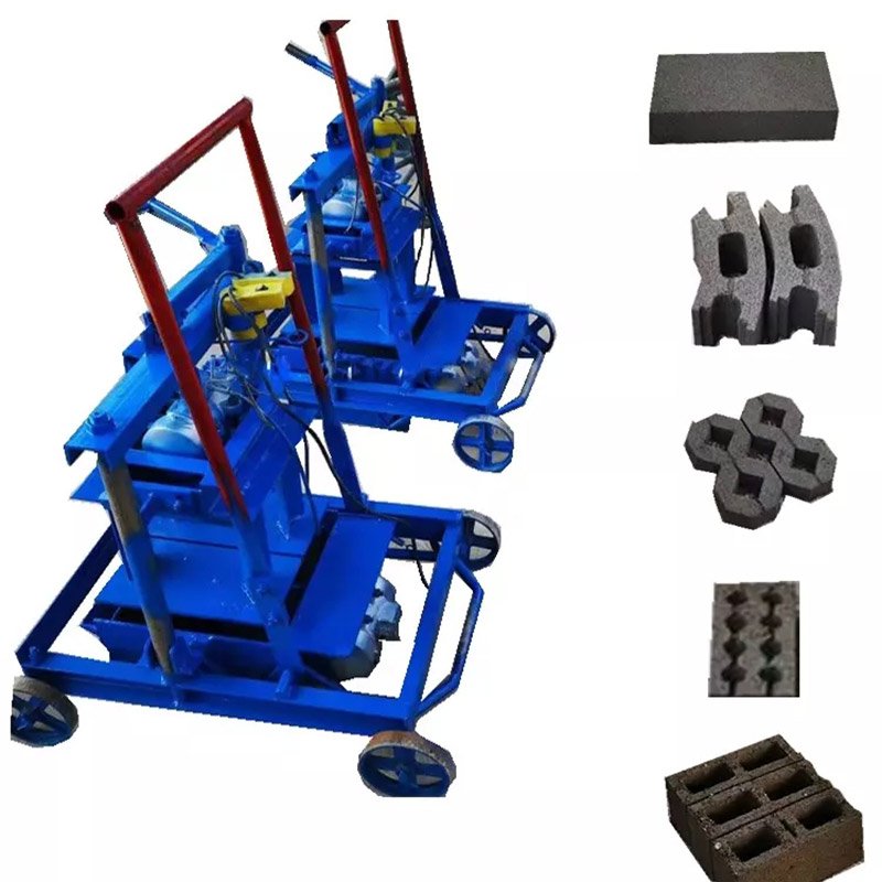 Widely used electric hollow concrete cement clay block brick making maker machine powered by motor price In sudan nigeria