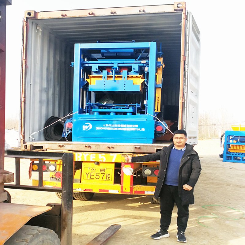 Qtj4-40 Semi Automatic Electric Hollow Concrete Paving Brick Making Machinery Cement Block Moulding Making Maker Press Machine