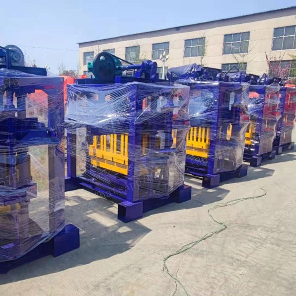 Qtj4-40 Semi Automatic Electric Hollow Concrete Paving Brick Making Machinery Cement Block Moulding Making Maker Press Machine