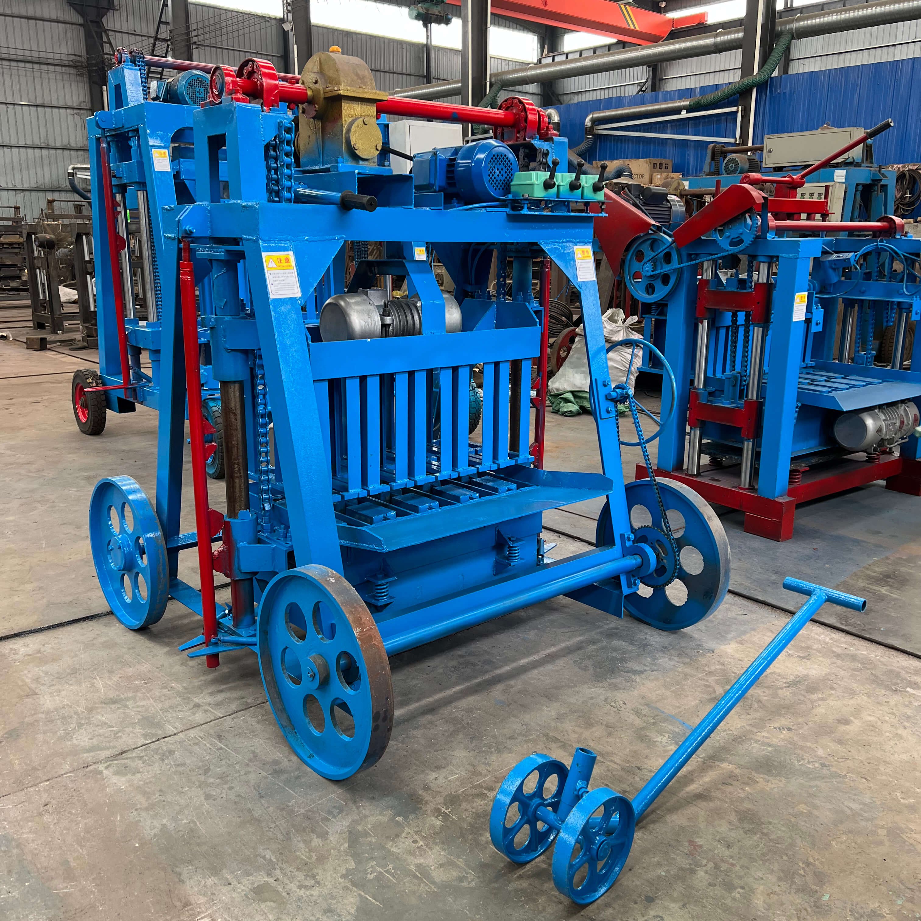 Block Cement Making Machine manual Interlocking L Brick Making Machine Compressed Logo Bricks Earth Block Machine