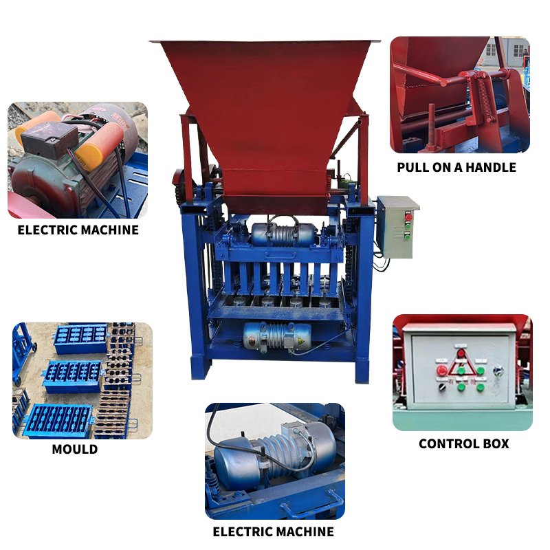 Road Bricks Making Machinery Soil Brick Machine Making Automatic Low Price