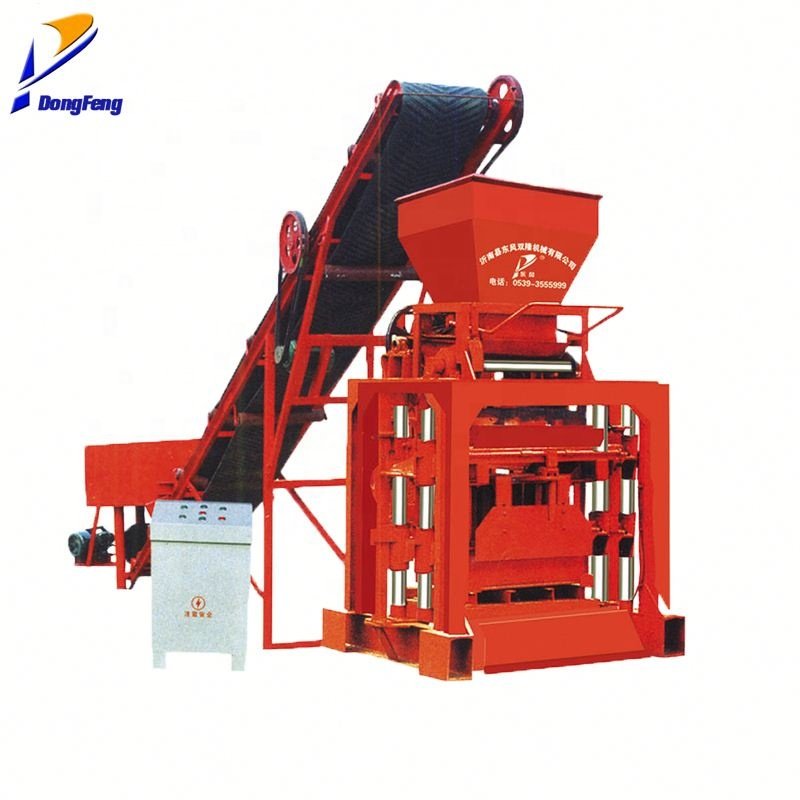 Qt4-35 Semi Automatic Concrete Hollow Block Making Machine Price