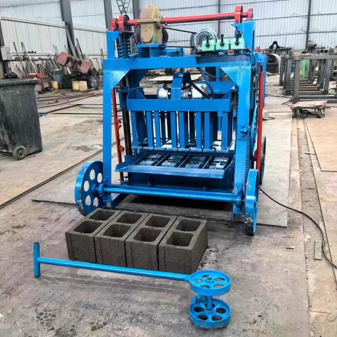 Engine Concrete Cement Solid Block Making Machine Price Automatic Hollow Clay Brick Making Machinery
