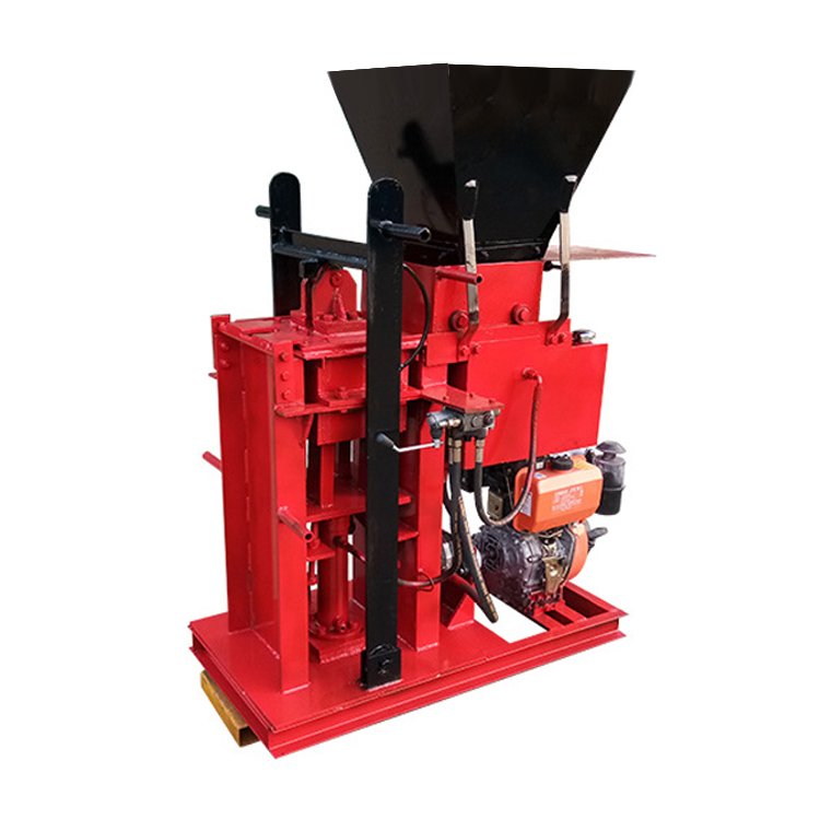 Good Performance Hydraulic Press Makiga Eco Brava 2-25 Clay Stabilized Soil Earth Interlocking Block Brick Making Machine