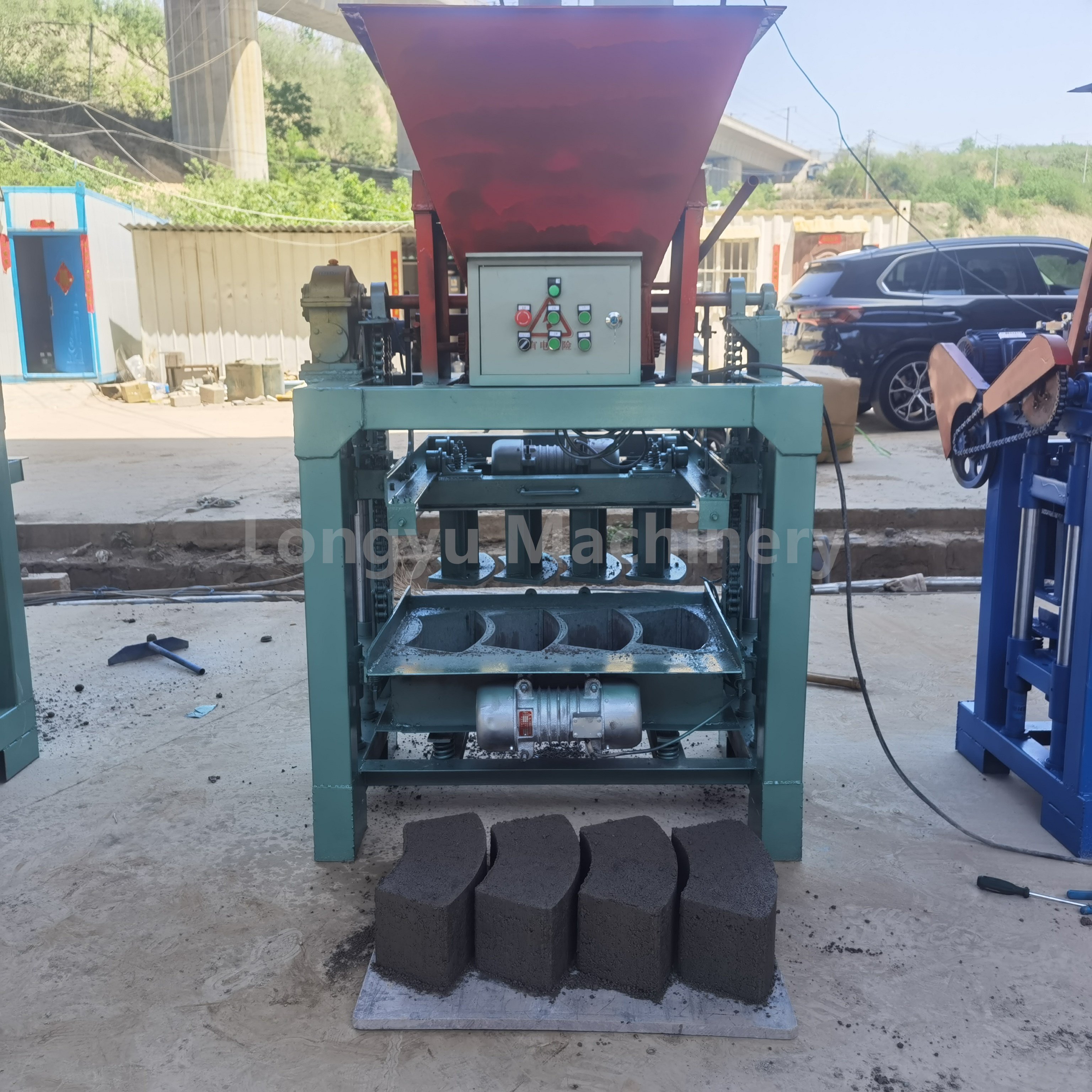 Hot selling item 4-2B aircrete blocks Hallow Concrete Cement Block Making Machine
