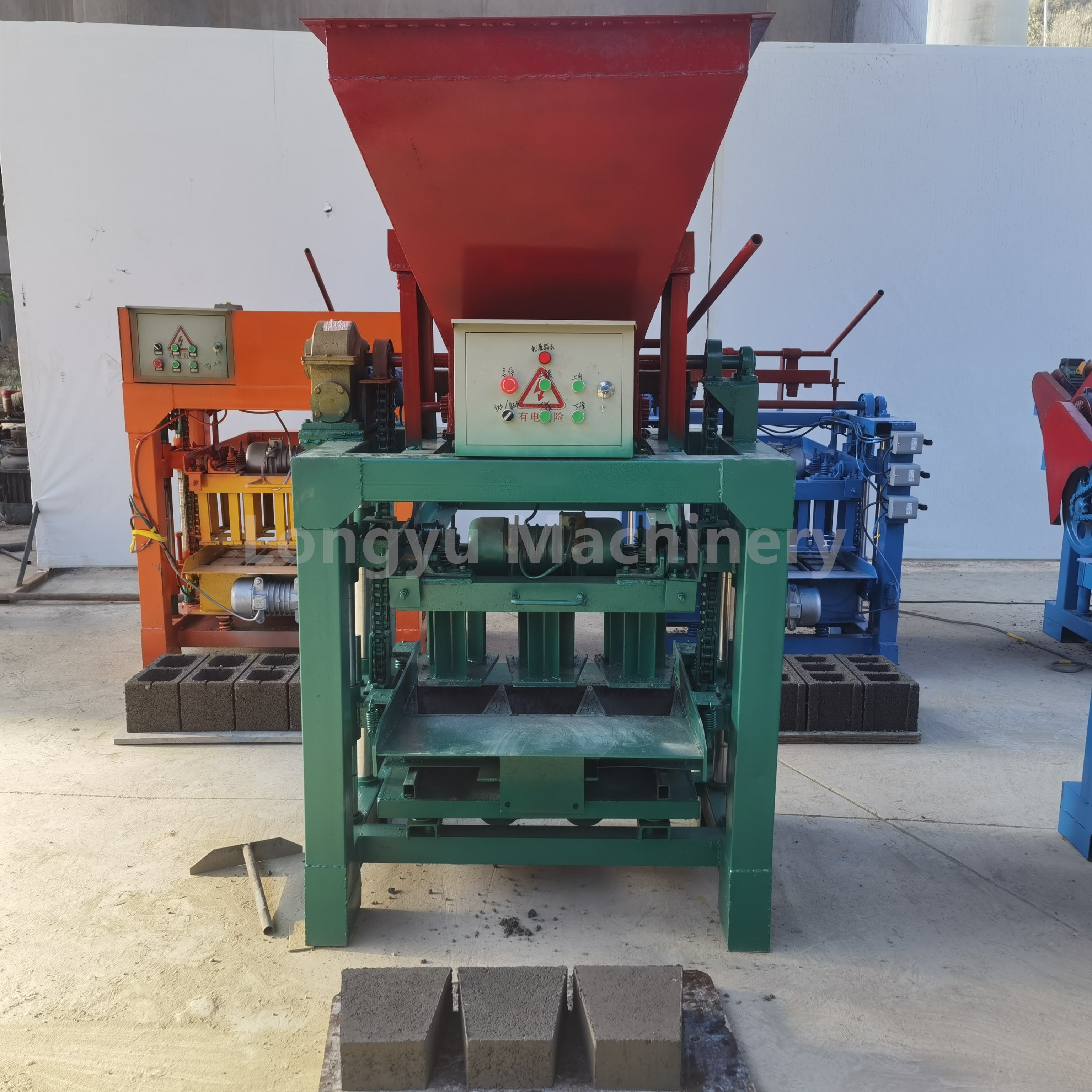 Hot selling item 4-2B aircrete blocks Hallow Concrete Cement Block Making Machine