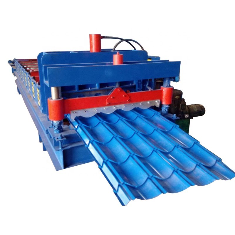Haide factory Hot sale Trapezoid R Panel Ibr Roof Sheeting Roll Forming Machine Full Automatic Tile Making Machinery