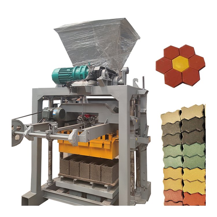 qtj4-35 vibrator motor for brick machine soil brick making machine