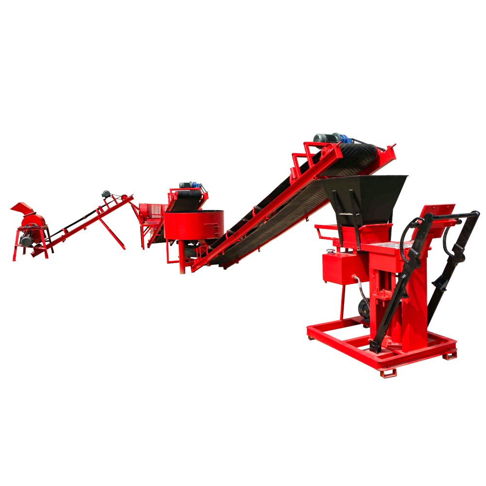 manual hand press interlock brick block making machine