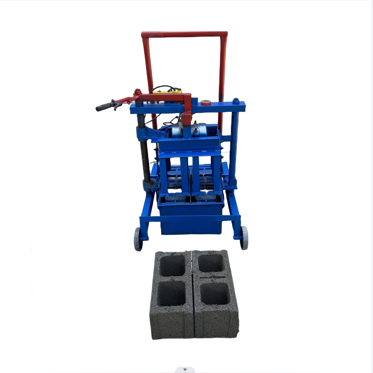 BR2-45 Manual Mobile Cement Block Making machine Concrete Hollow Brick Making Machinery
