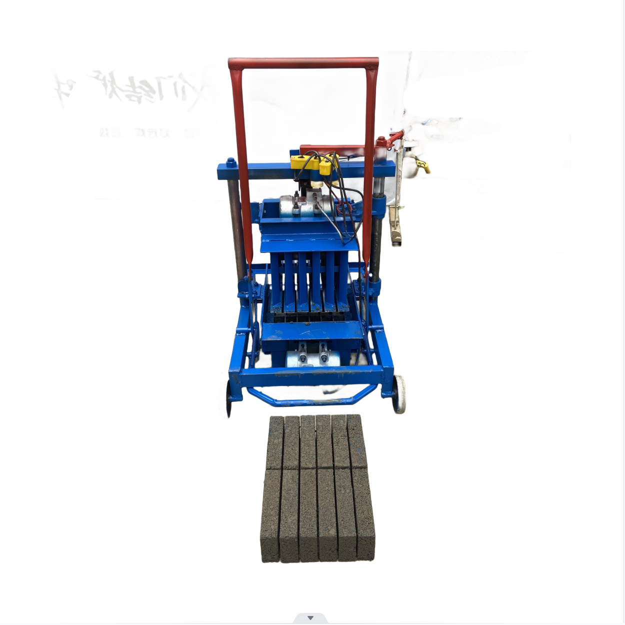 BR2-45 Manual Mobile Cement Block Making machine Concrete Hollow Brick Making Machinery
