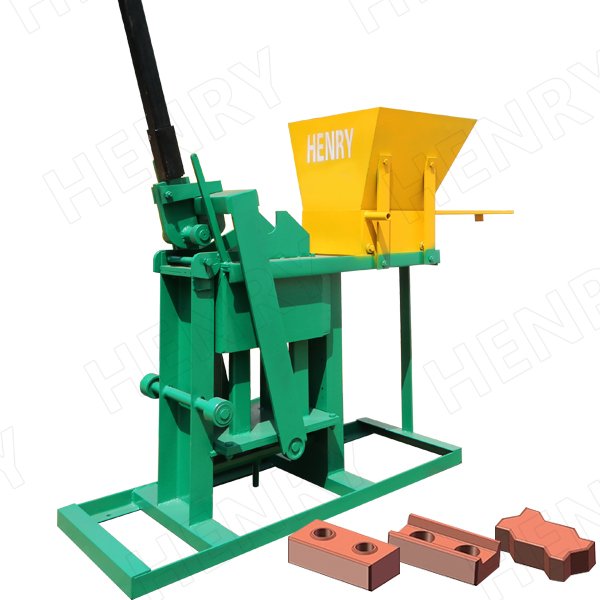 Hr2-40 Small Size Manual Soil Interlocking Brick Machine Clay Brick Making Machine
